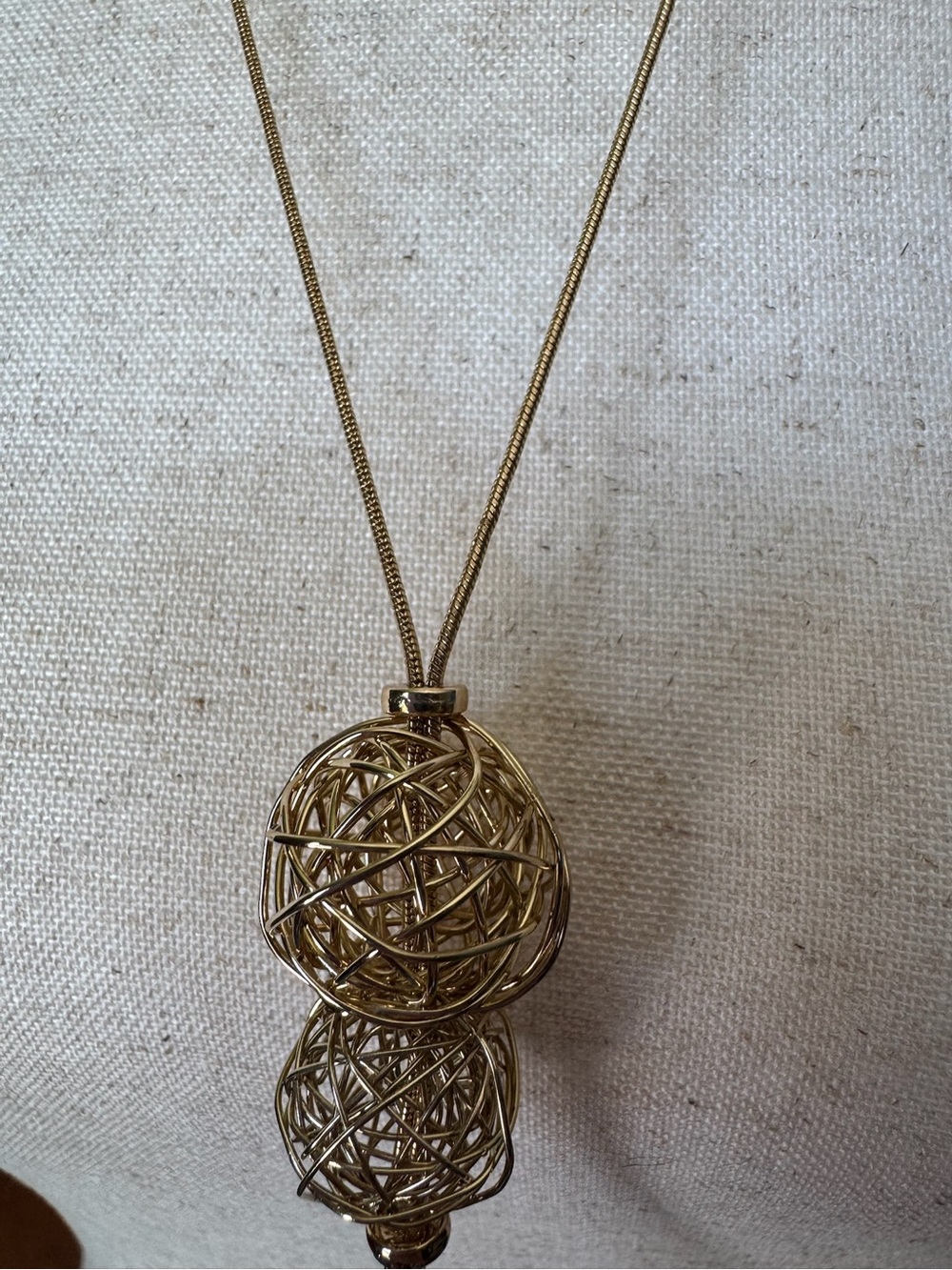 14th & Union Elegant Gold Long Lariat Necklace and Earrings set - Picture 4 of 12